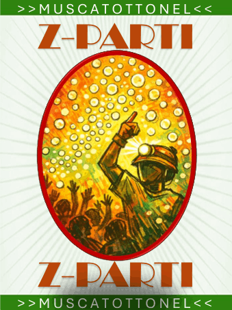 Z-PARTI Muscat Ottonel címke